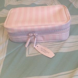 VS light pink makeup/ accessory bag